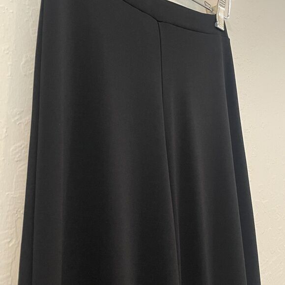 ~ Banana Republic XS Pants Wide Leg, High Rise* Flowy Black Stretchy Lightweight - Picture 3 of 13